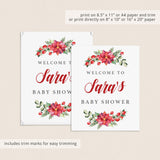 Christmas Baby Shower Decorations Bundle