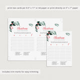 Printable Holiday Party Game Scattergories