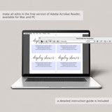 Printable display shower inserts by LittleSizzle