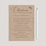 DIY Kraft Christmas Game Would You Rather by LittleSizzle