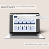 Nautical favor tags editable pdf by LittleSizzle