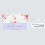 White pumpkin diy tent cards by LittleSizzle