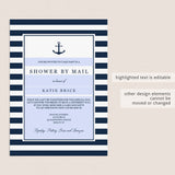 DIY long distance bridal shower invitation by LittleSizzle