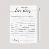 Bridal shower game template fill in the blanks by LittleSizzle