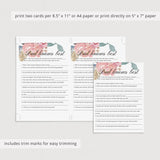 Whimsical Baby Shower Game Template Dad Knows Best