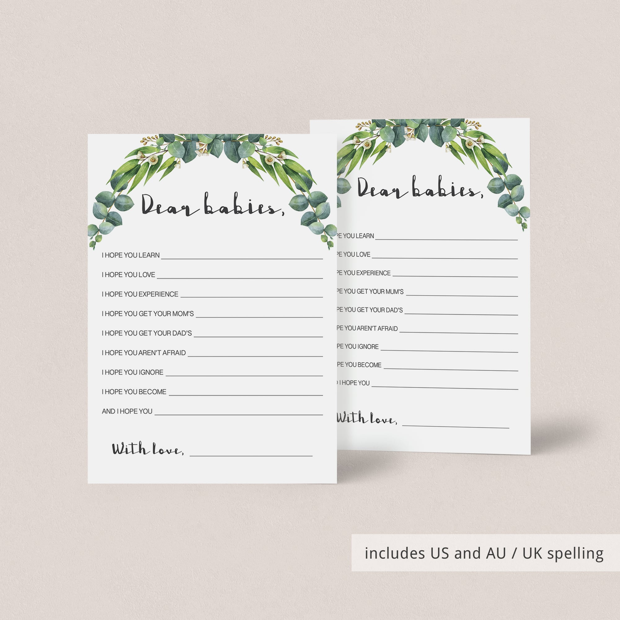 Baby shower keepsakes for the new mum by LittleSizzle