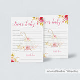 Watercolor fall baby shower games by LittleSizzle