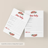 Christmas Baby Wishes Cards Printable