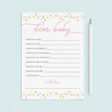 Pink baby girl shower DIY printables by LittleSizzle
