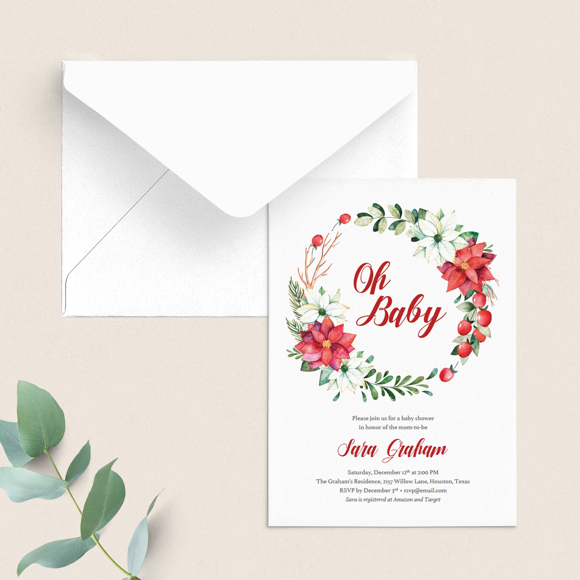 Christmas baby shower ideas by LittleSizzle