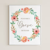 Make a onesie baby shower sign download by LittleSizzle