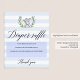 Baby elephant shower printable signs by LittleSizzle
