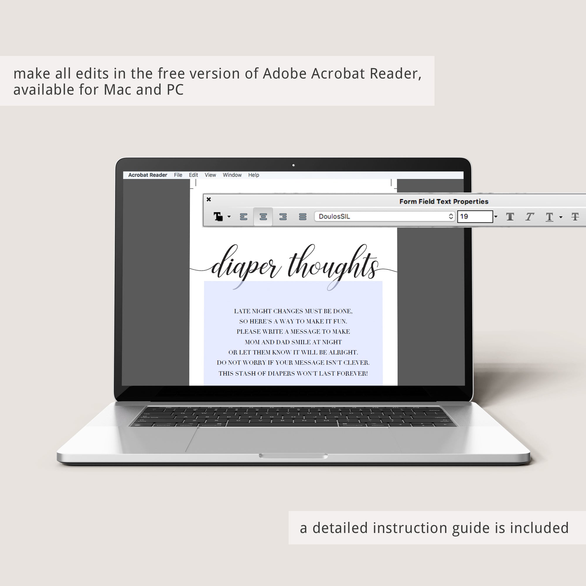 Boho baby shower decorations printable by LittleSizzle