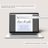 Boho baby shower decorations printable by LittleSizzle