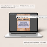 Midnight diapers game template for woodland baby shower by LittleSizzle