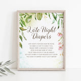 Pastel watercolor baby party activity DIY by LittleSizzle