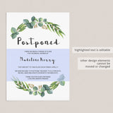 Editable change of plans wedding shower template by LittleSizzle