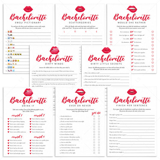 Dirty Bach Party Games Bundle Printable by LittleSizzle