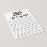 Bride or Die Bachelorette Party Games Bundle Black Floral Skull