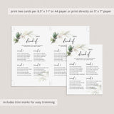 Girls Night Drinking Game Printable