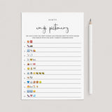 Dirty Games Bundle Printable Modern Minimalist