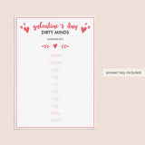 Dirty minds game answers by LittleSizzle