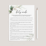 Dirty Hen Party Games Bundle Printable