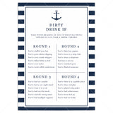 Nautical Bachelorette Party Drink If Game Printable by LittleSizzle