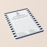 Nautical Hen Party Scattergories Game Printable