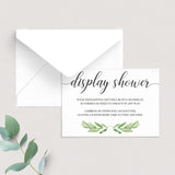 Display shower insert cards by LittleSizzle
