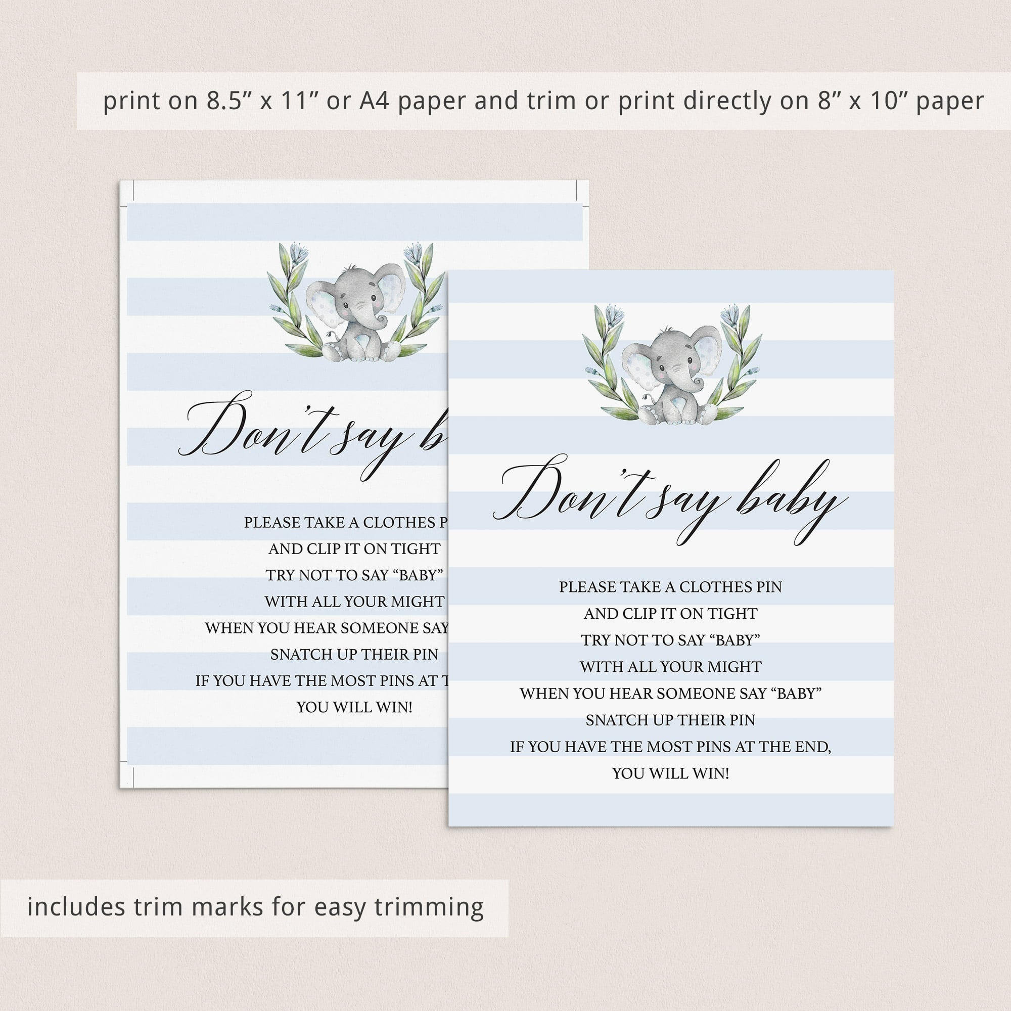 Funny baby shower games for boys by LittleSizzle