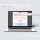 Baby shower bohemian themed game ideas by LittleSizzle