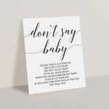 Baby shower clothes pin game by LittleSizzle