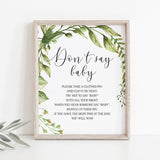 Instant download clothes pin game for greenery baby party by LittleSizzle