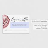 Donut babyshower games diaper raffle ticket printables by LittleSizzle