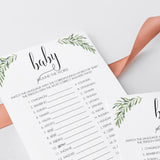 Travel Baby Shower Game Around The World Printable