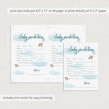 Watercolor air balloon baby sprinkle games by LittleSizzle