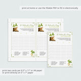 St Patricks Day Scattergories Game Template