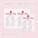Galentine's Day Party Games Set Printable