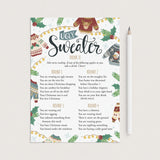 Ugly Sweater Party Drinking Game Printable by LittleSizzle