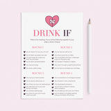 Breakup Party Drink If Game Printable by LittleSizzle