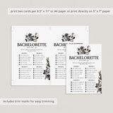 Bride or Die Bachelorette Party Game Drink If Printable