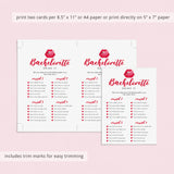 Dirty Bach Party Drink If Game Printable