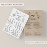 Divorce Party Drinking Game Printable