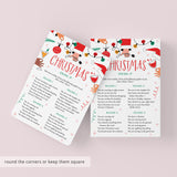 Let's Get Lit Christmas Party Drinking Game