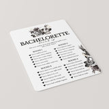 Bride or Die Bachelorette Party Game Drink If Printable