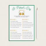 St Patrick's Day Drinking Game Printable by LittleSizzle