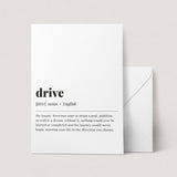 Drive Definition Print Instant Download