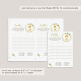 Easter Scattergories Printable & Virtual Digital Files