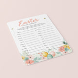 Easter Game for Groups Finish The Phrase Printable
